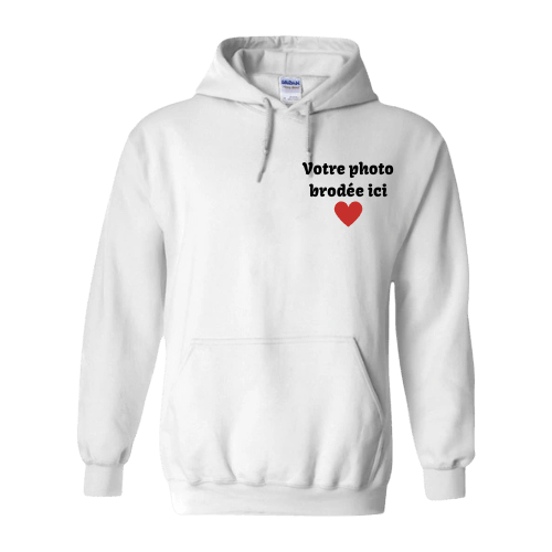 Sweat Brodé avec photo personnalisé - Embro