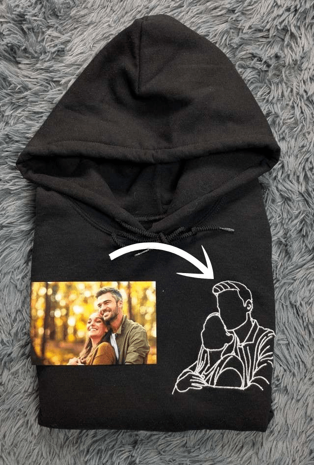 Sweat Brodé avec photo personnalisé - Embro