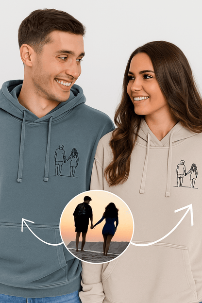 Sweat Brodé avec photo personnalisé - Embro